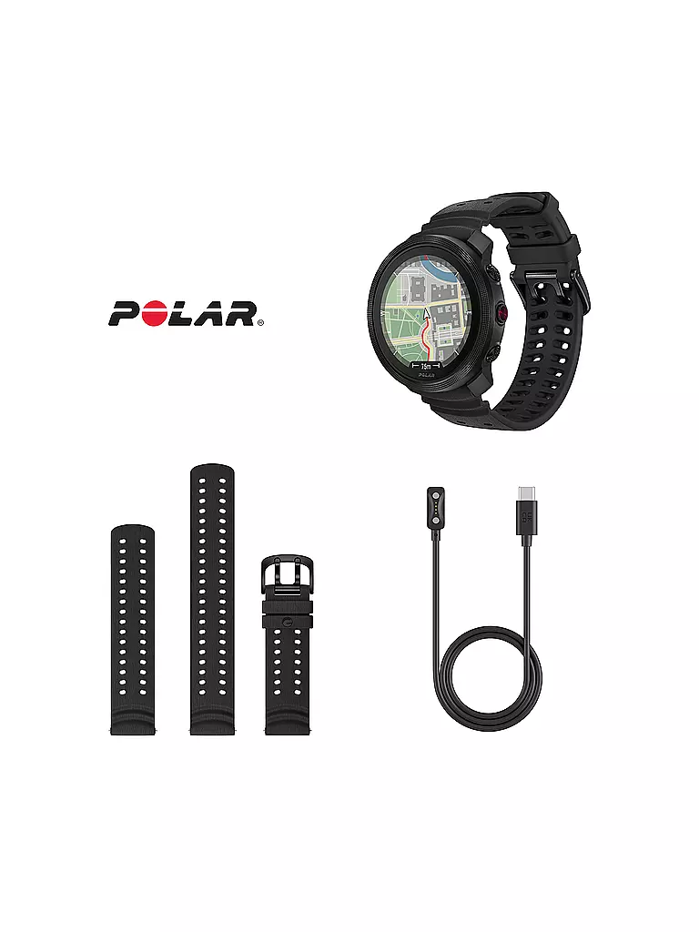 POLAR | Fitness-Smartwatch Vantage M3 | schwarz