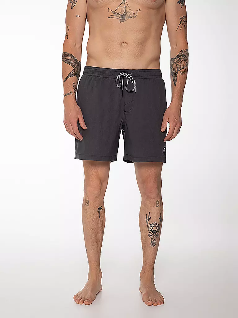 PROTEST | Herren Beachshort Davey  | schwarz