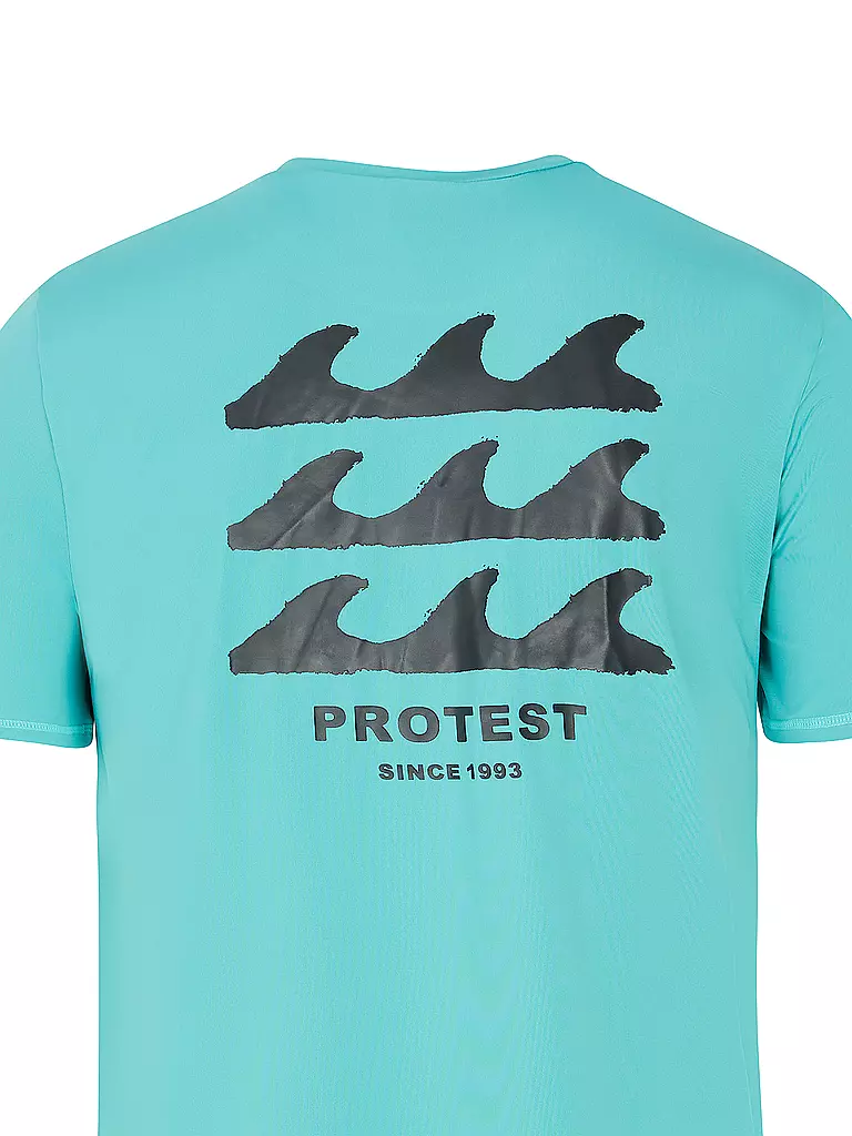 PROTEST | Herren Lycrashirt PRTDeer Surf | türkis