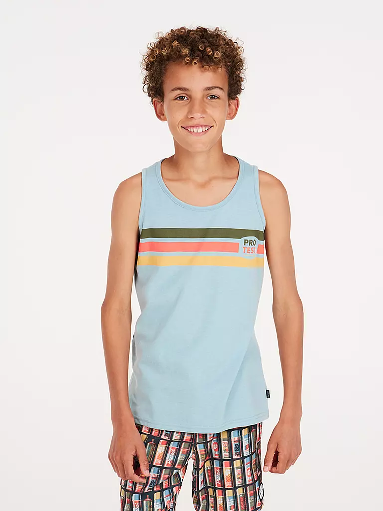 PROTEST | Jungen Beachtank PRTCLIPPER JR | hellblau