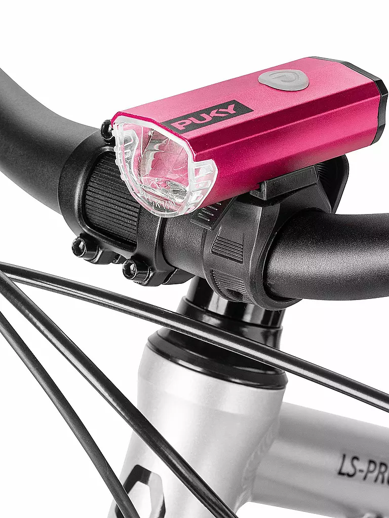 PUKY | Fahrrad-Beleuchtungsset Lumi | pink