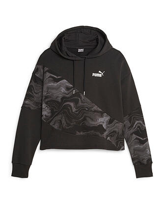 PUMA | Damen Hoodie Power Cat marbleized