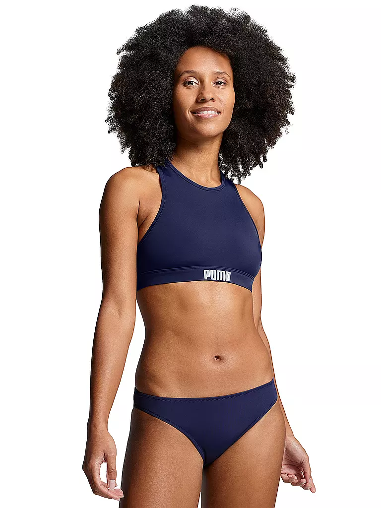 PUMA | Damen Bikinioberteil Racerback | dunkelblau