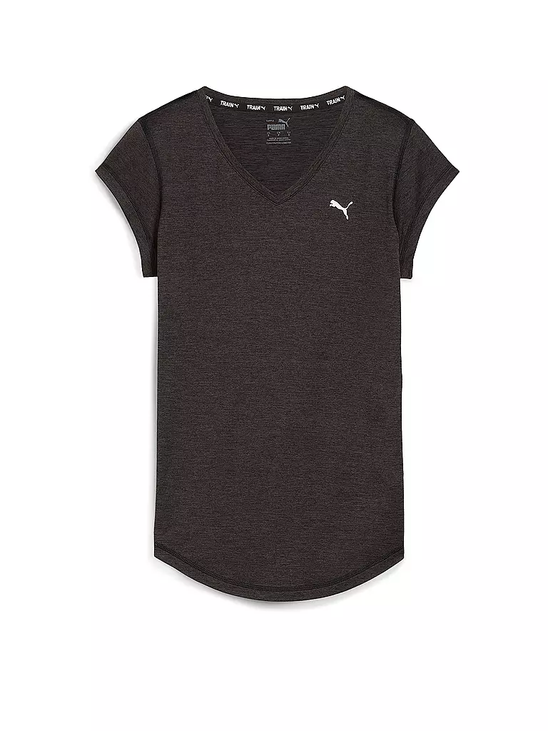 PUMA | Damen Fitnessshirt Train Fav Heather | schwarz