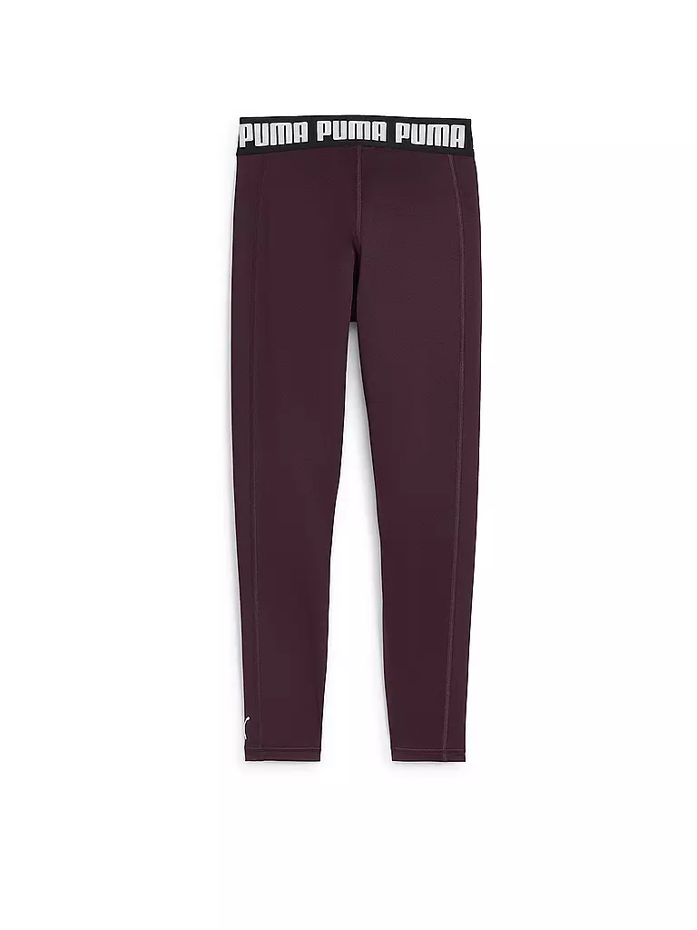 PUMA | Damen Fitnesstight Strong Hight Logo | beere