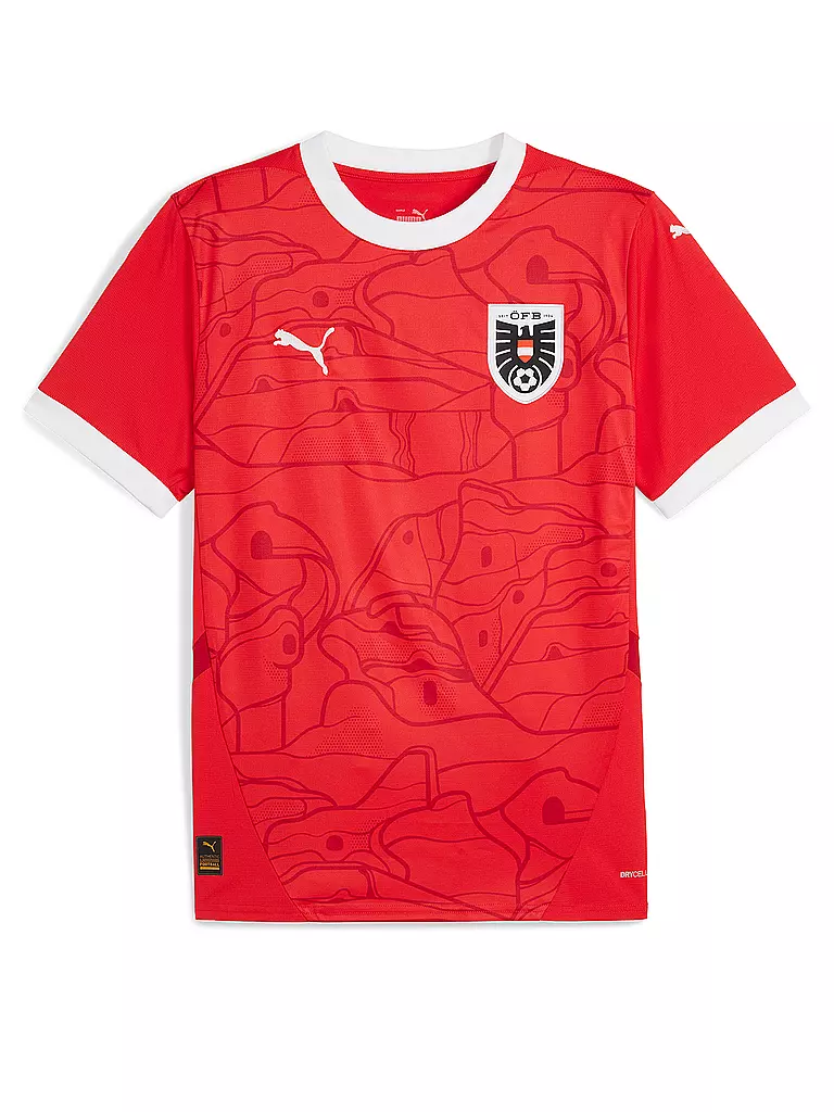 PUMA Herren Fußball Heimtrikot Österreich 2024 rot