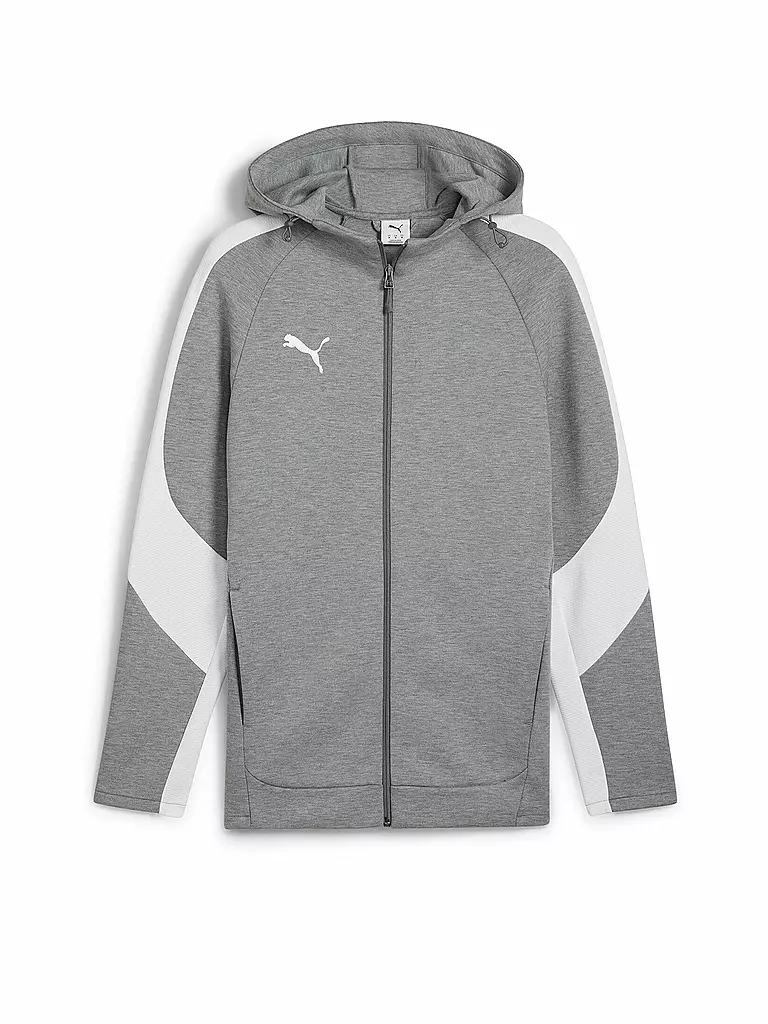 PUMA | Herren Kapuzenjacke Teamevostripe | grau