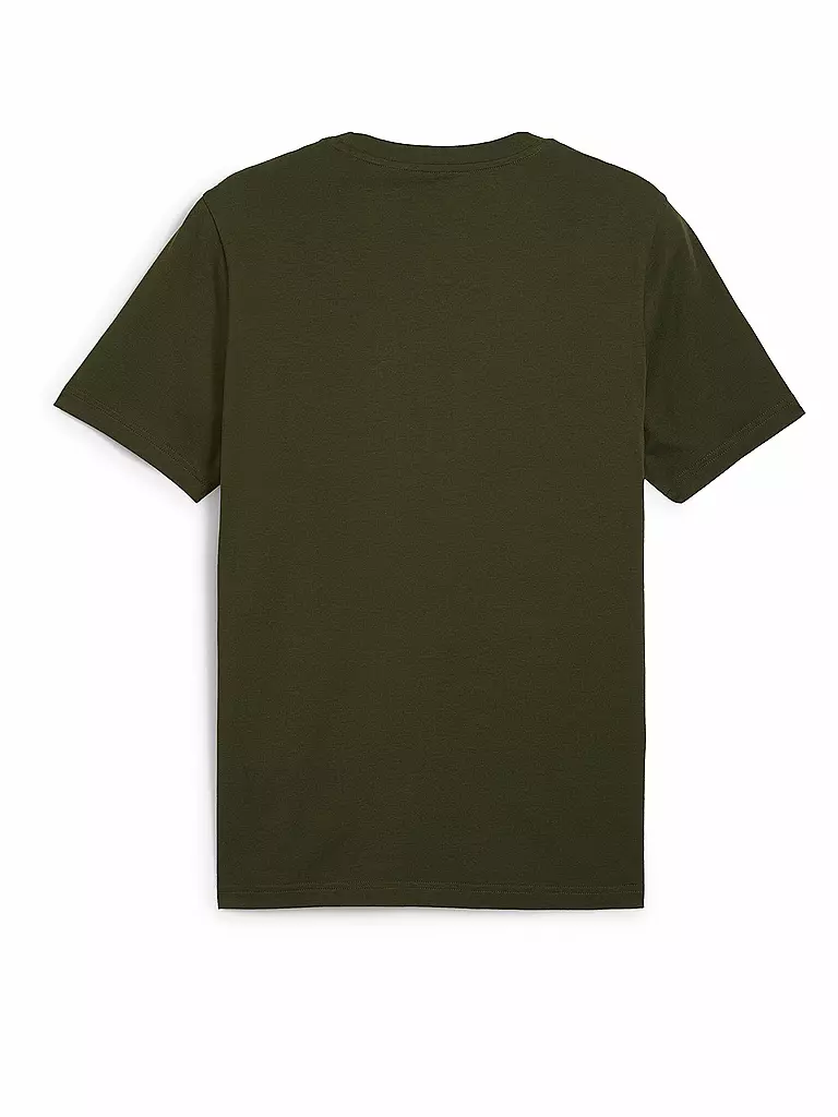 PUMA | Herren T-Shirt Power Graphic Logo Print | olive