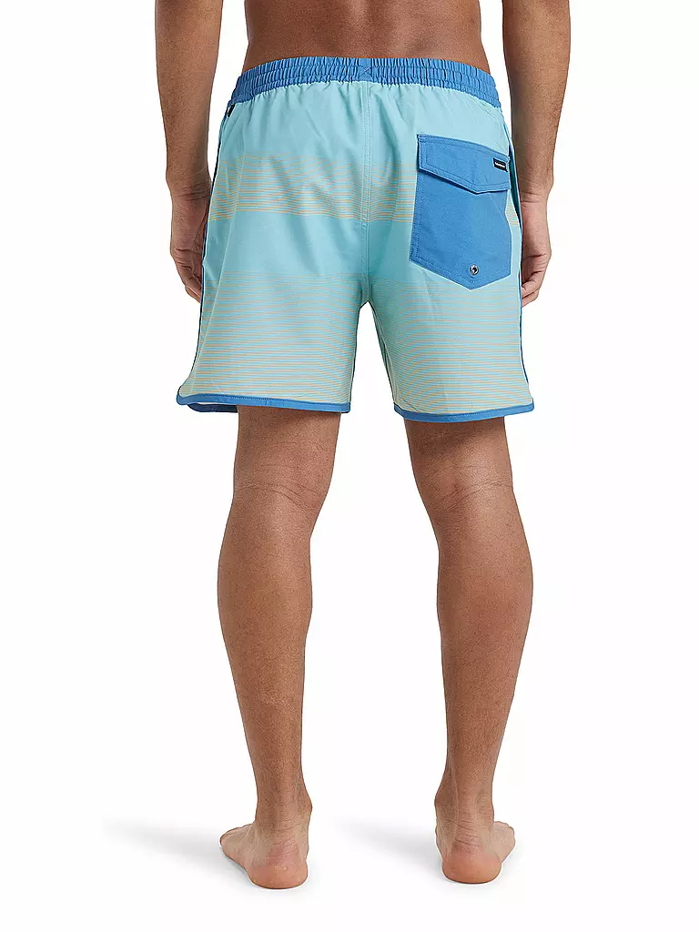 QUIKSILVER | Herren Badeshort Surfsilk Scallop Volley 16 | hellblau