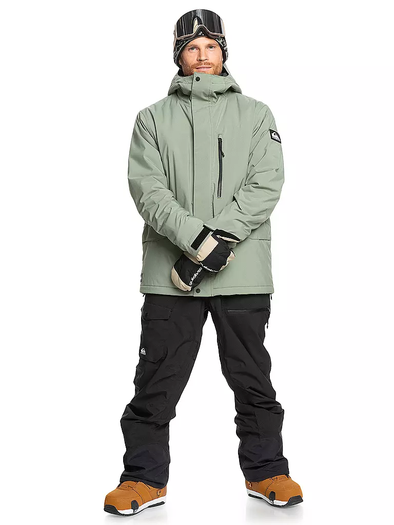 QUIKSILVER | Herren Snowboardjacke Mission Solid  | hellgrau