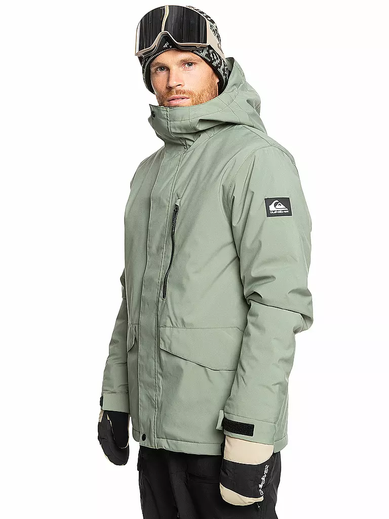 QUIKSILVER | Herren Snowboardjacke Mission Solid  | hellgrau