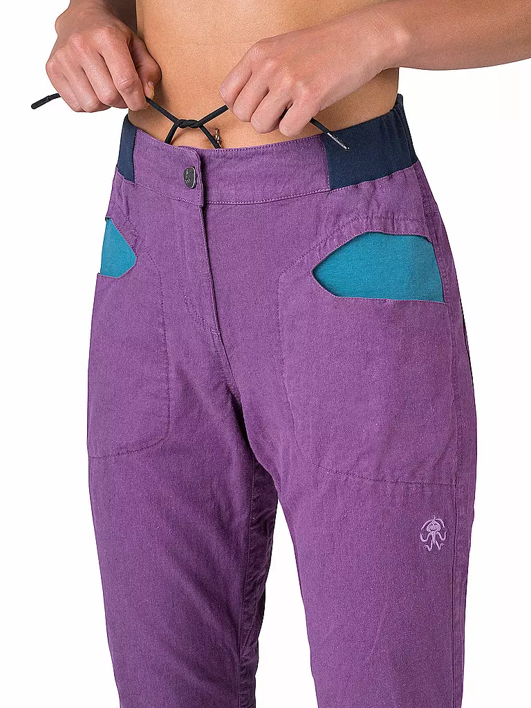 RAFIKI | Damen Kletterhose Shiva Leinen | beere