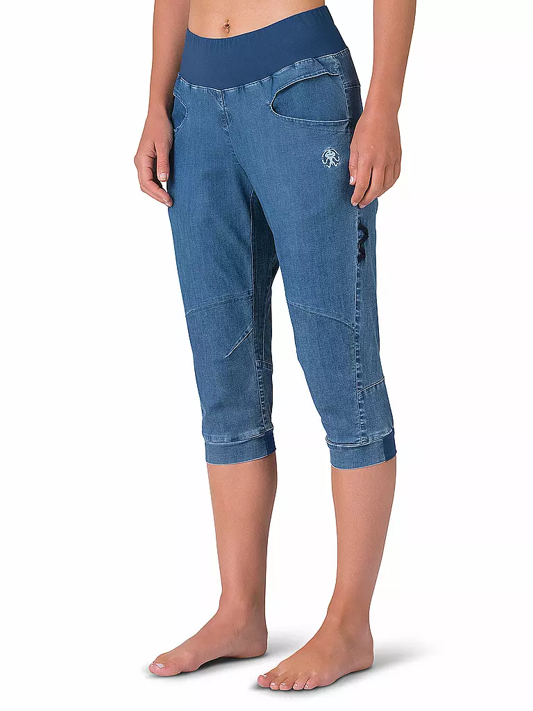 RAFIKI | Damen Kletterjeans Chain Capri 3/4 | blau