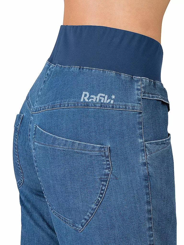 RAFIKI | Damen Kletterjeans Chain Capri 3/4 | blau