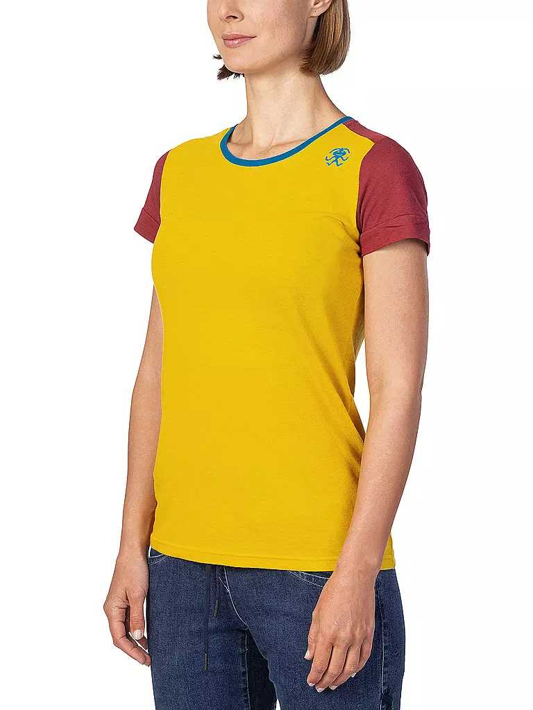 RAFIKI | Damen Klettershirt Chulilla Modal | gold