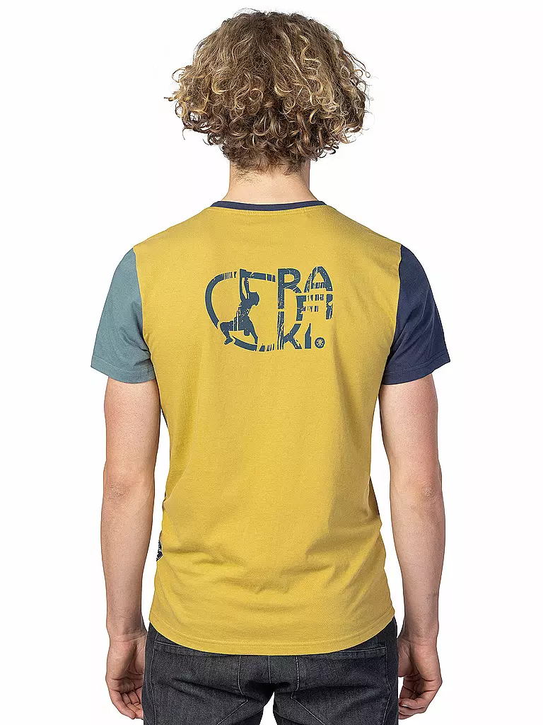 RAFIKI | Herren klettershirt Granite | gold