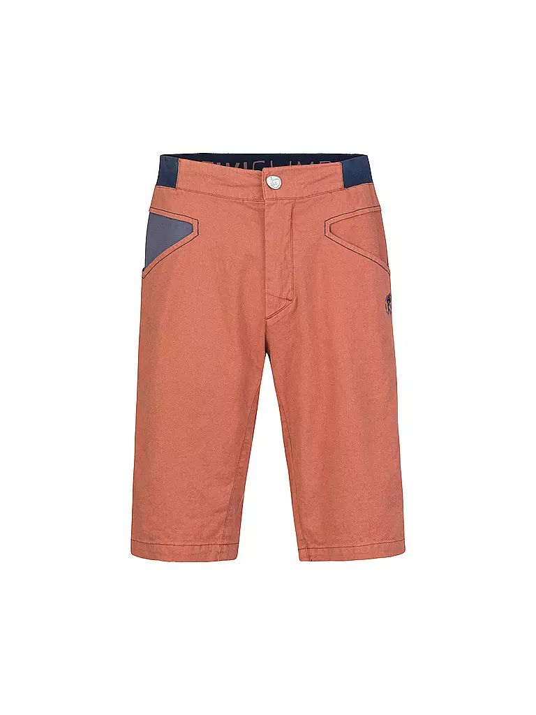 RAFIKI | Herren Klettershort Gnar Leinen | rot