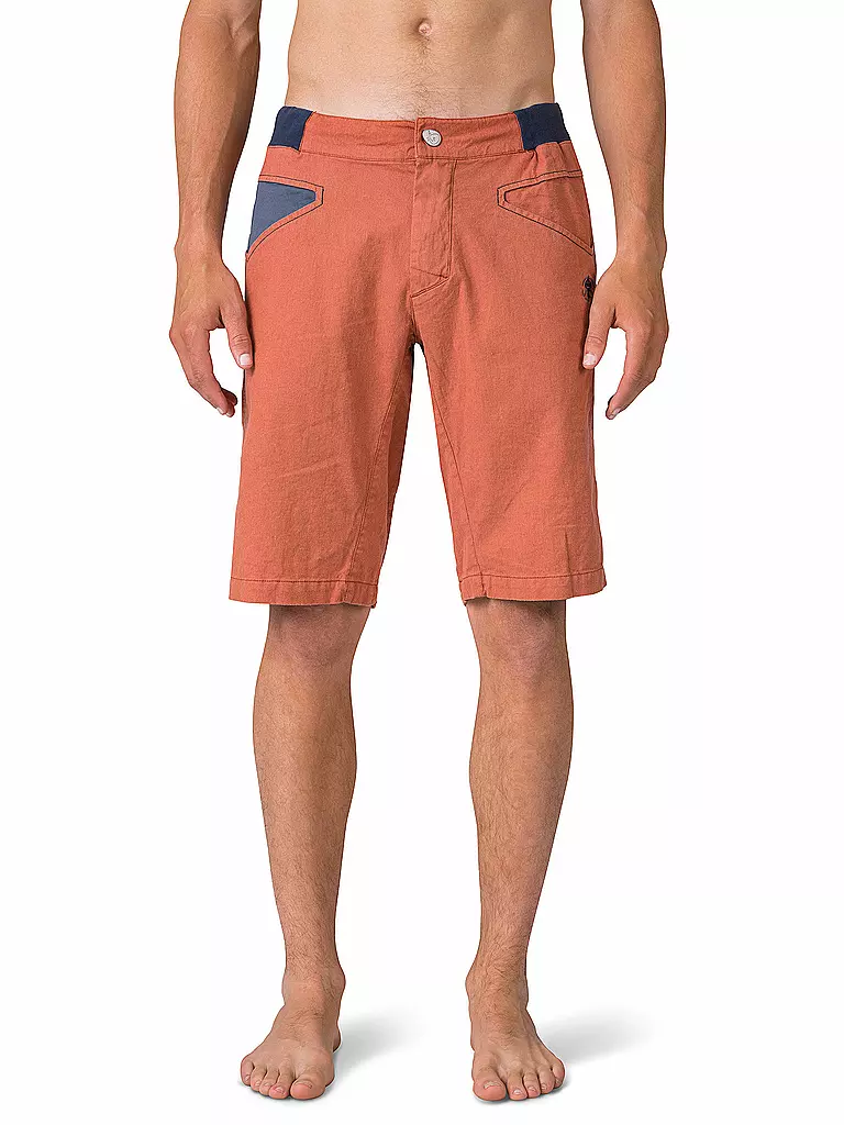 RAFIKI | Herren Klettershort Gnar Leinen | rot