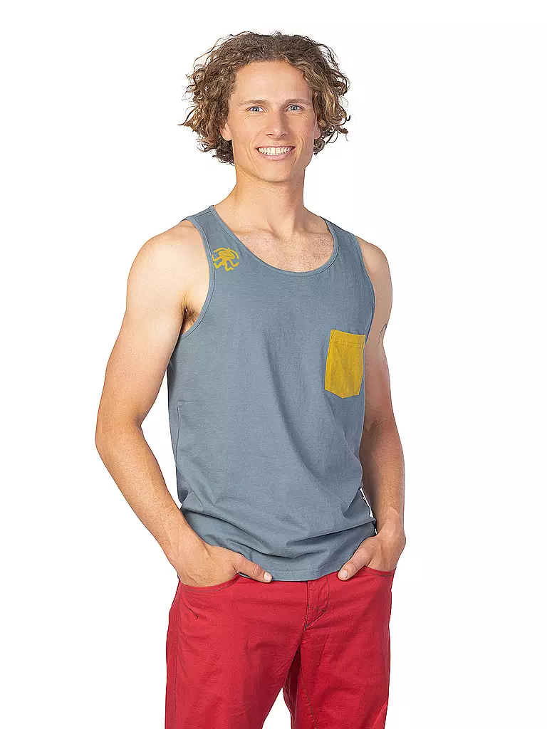 RAFIKI | Herren Klettertank Slab LT | grau