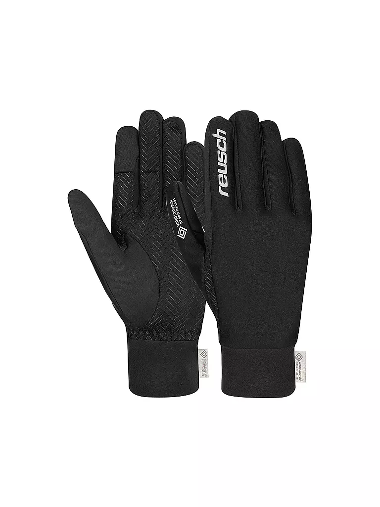 REUSCH | Damen Fleece Handschuhe Karayel Windstopper | schwarz