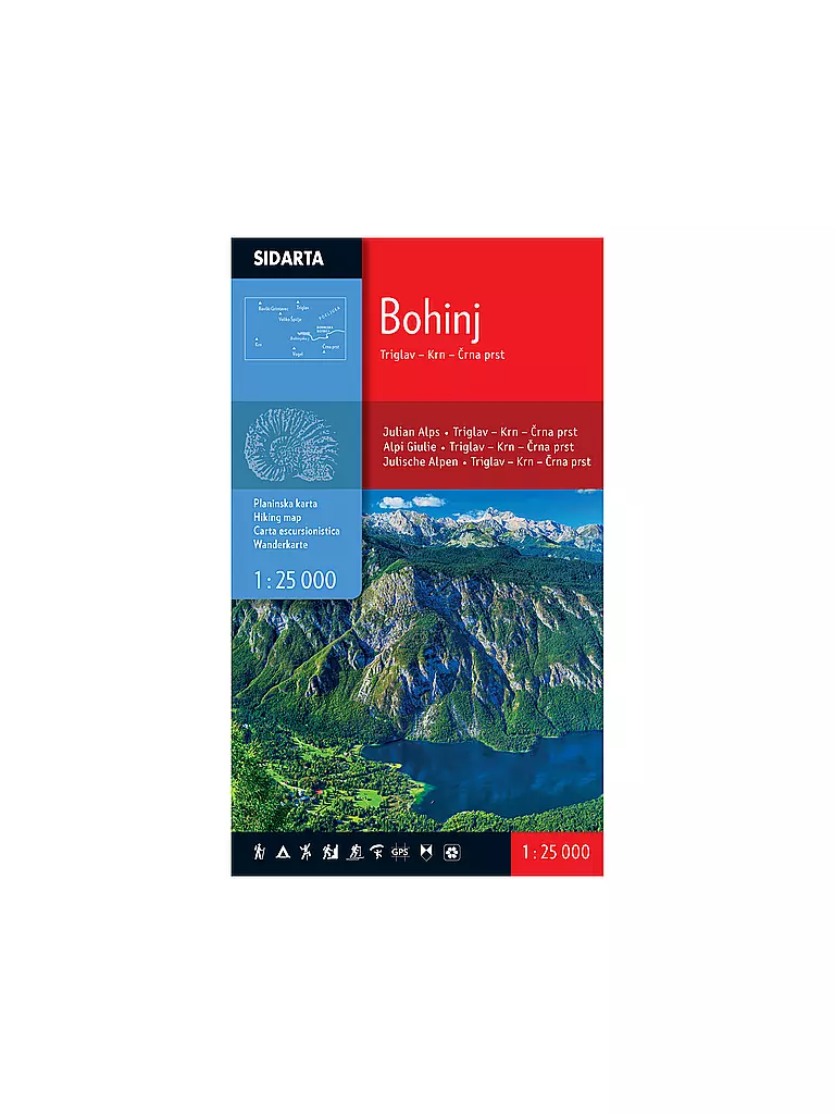 ROTHER | Wanderkarte Slowenien Bohinj | keine Farbe