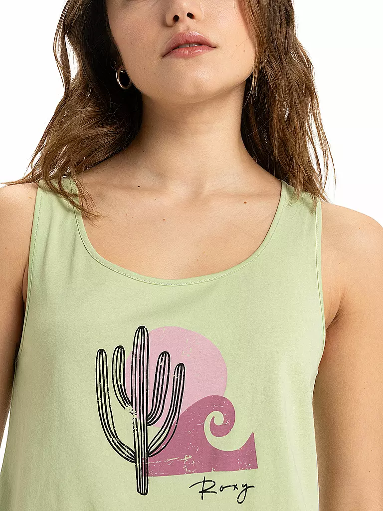 ROXY | Damen Beachtank Surf Classic Organic | hellgrün