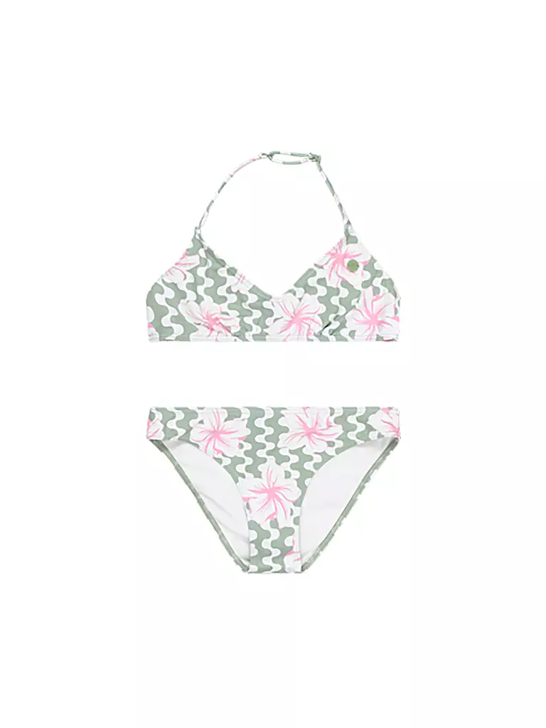 ROXY | Mädchen Bikini Party Waves Basic Tri Bra Set | bunt