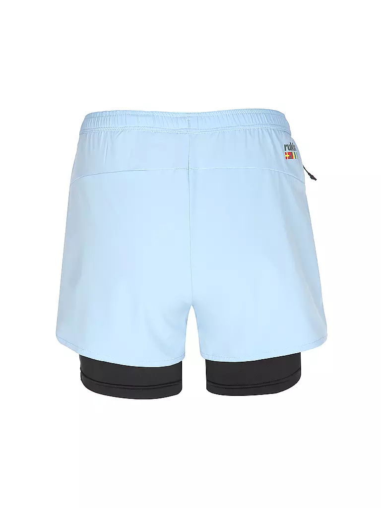 RUKKA | Damen 2in1 Laufshort Makela | hellblau