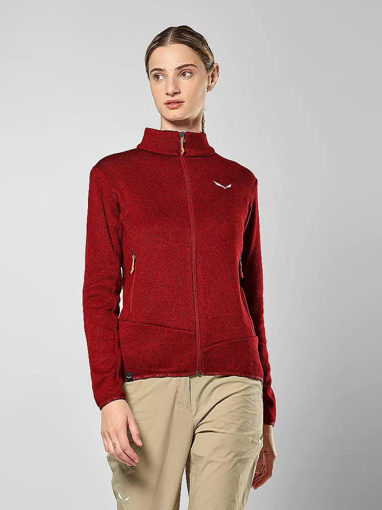 SALEWA | Damen Fleecejacke Puez Rocca PL | hellgrün