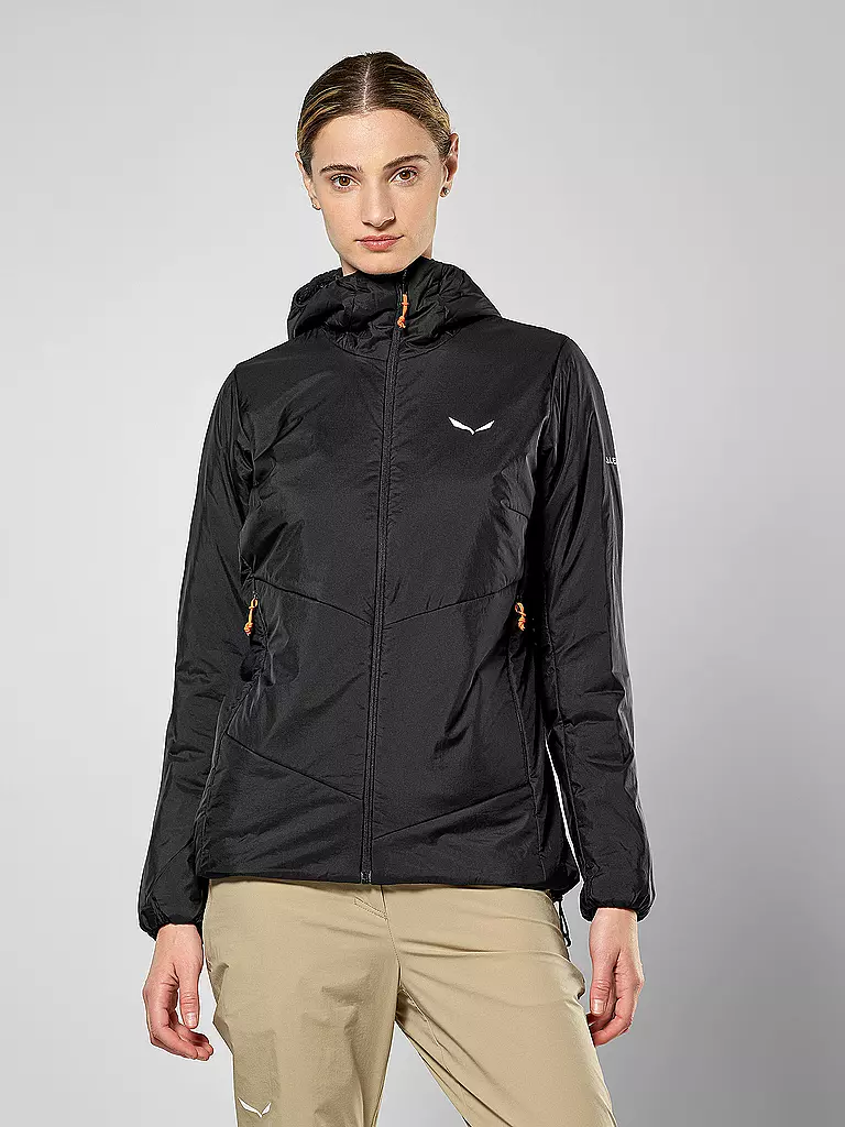 SALEWA | Damen Isojacke Puez Catinaccio 2 TWR Hoodie | schwarz