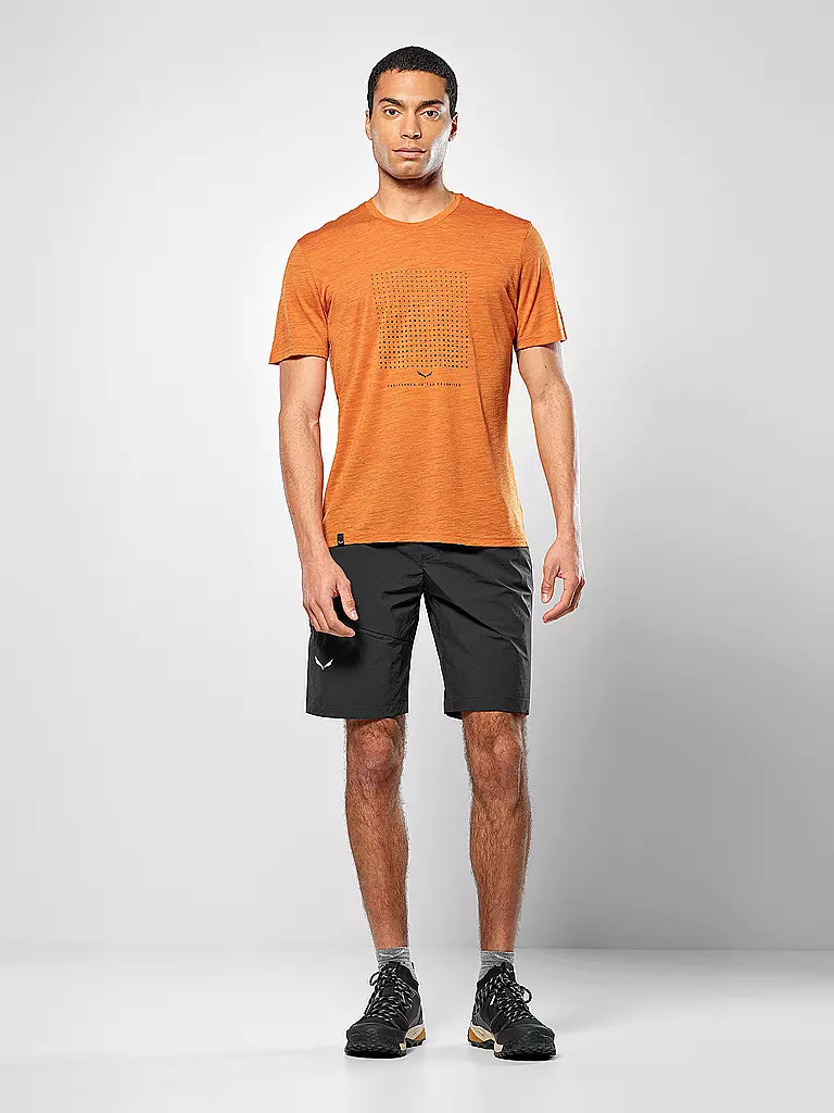 SALEWA | Herren Funktionsshirt Eagle Dotted Merino | orange