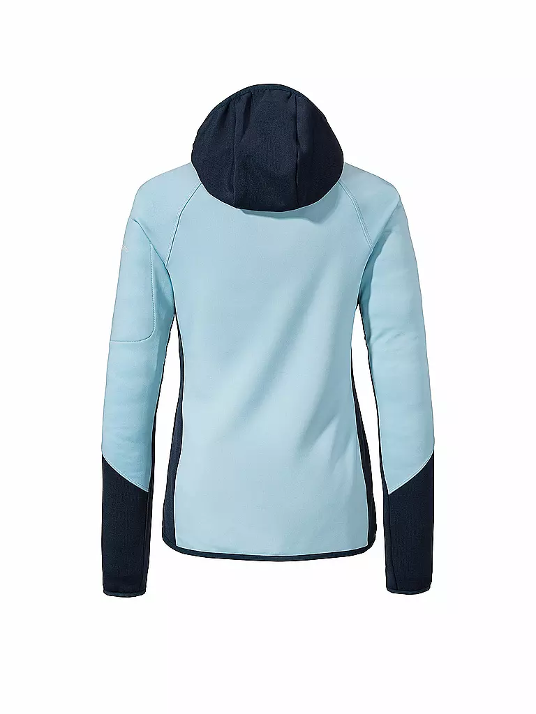 SCHÖFFEL | Damen Fleecejacke Lodron L Hoodie | hellblau