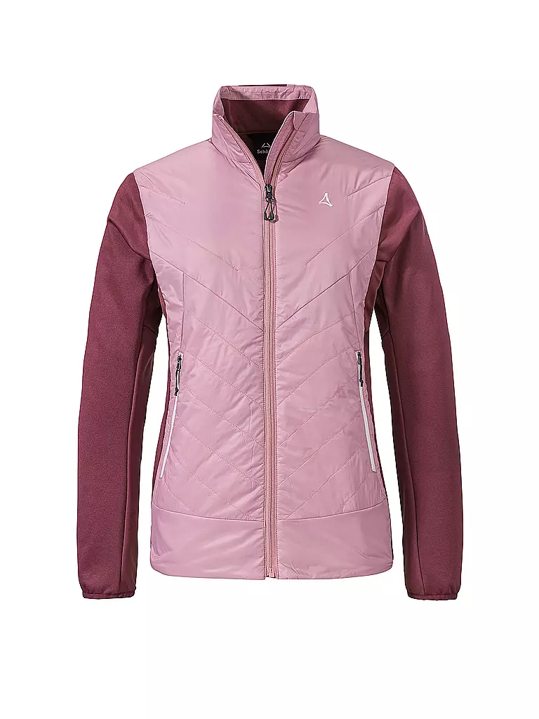 SCHÖFFEL | Damen Hybridjacke Cascata PL Hoodie | rosa