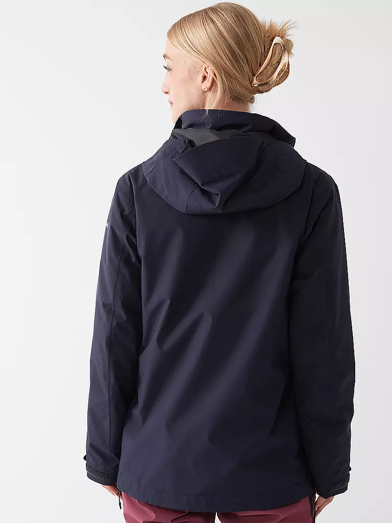 SCHÖFFEL | Damen Wanderjacke Tamina 3in1 Hoodie | dunkelblau