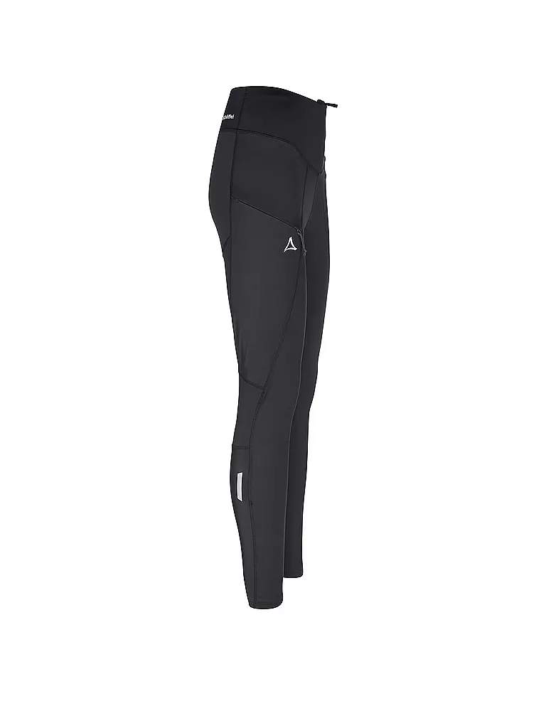 SCHÖFFEL | Damen Wandertight Blaueis Long | schwarz