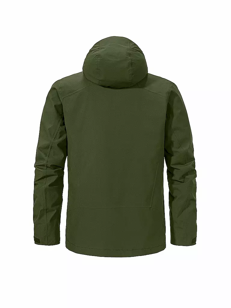 SCHÖFFEL | Herren 3in1 Wanderjacke mit Thermo-Innenjacke | olive