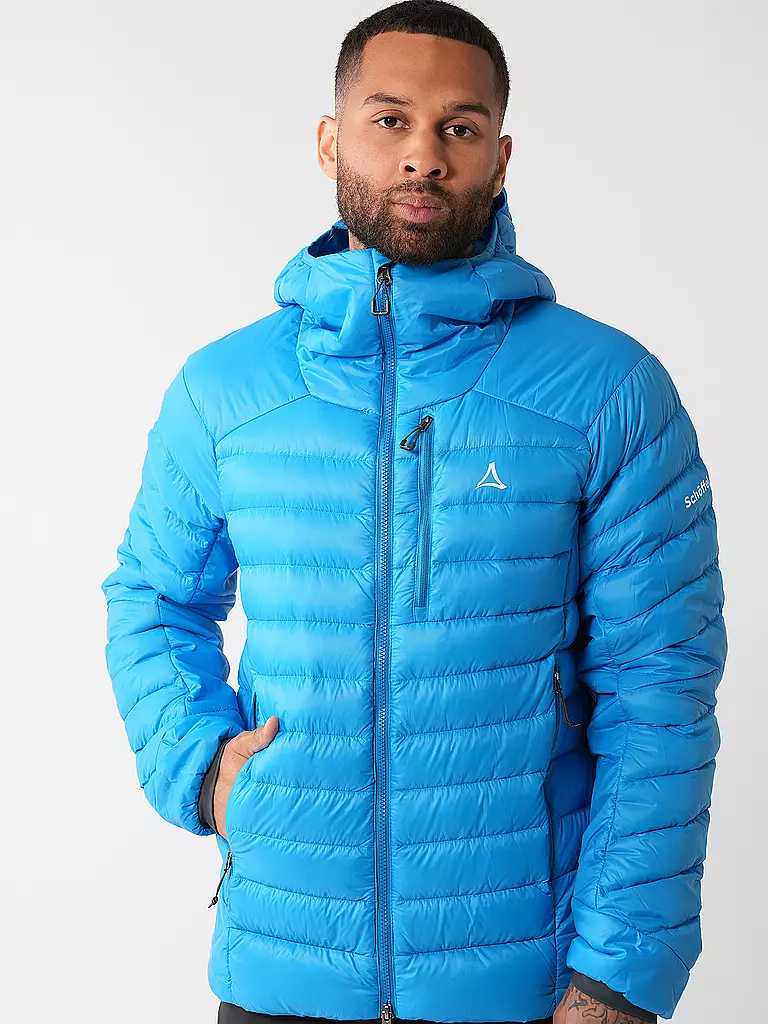 SCHÖFFEL | Herren Touren Isojacke Tschierval Hoodie | blau