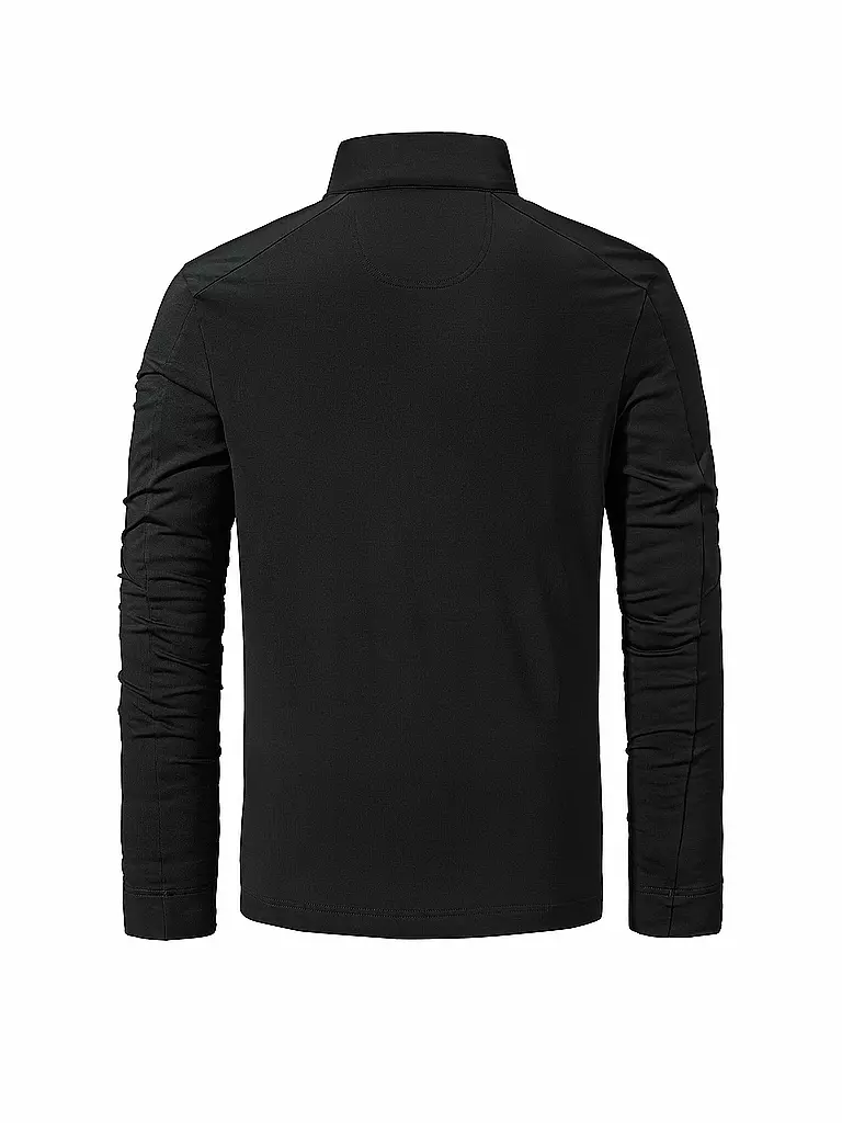 SCHÖFFEL | Herren Unterzie Zipshirt Fiss M | schwarz