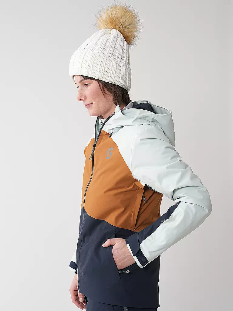 SCOTT | Damen Skijacke Ultimate Dryo 10 | hellbraun