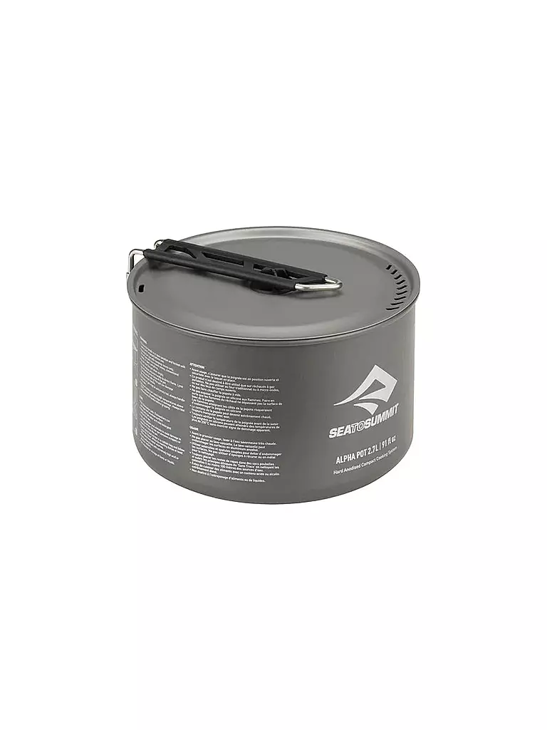 SEA TO SUMMIT | Camping Kochtopf Alpha Pot 1,9L | grau