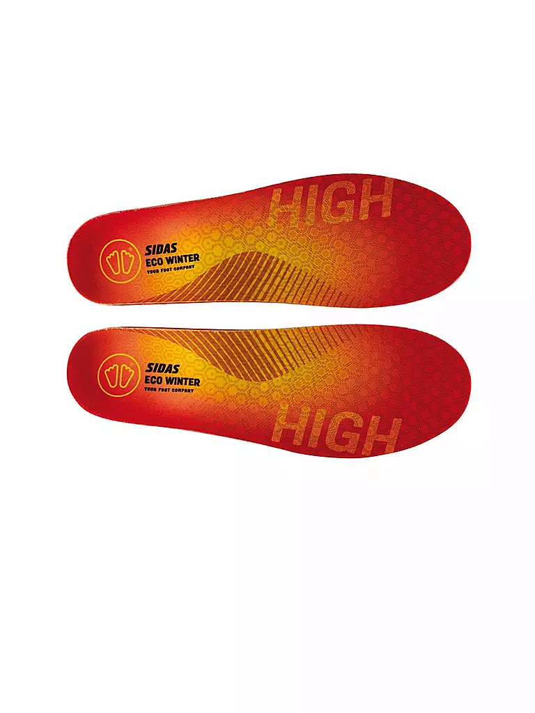 SIDAS | Skischuheinlage 3Feet Eco Winter High | rot