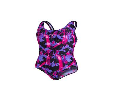 Speedo M Dchen Badeanzug Allover Splashback Bunt