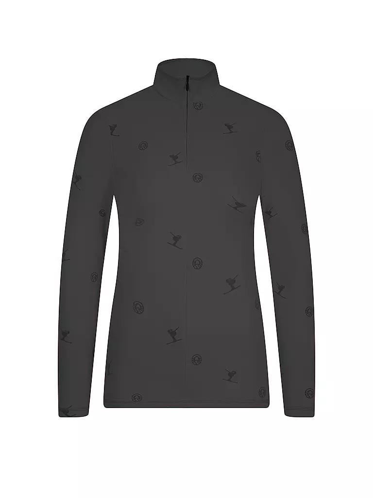 SPORTALM | Damen Ski Unterzieh Zipshirt | schwarz