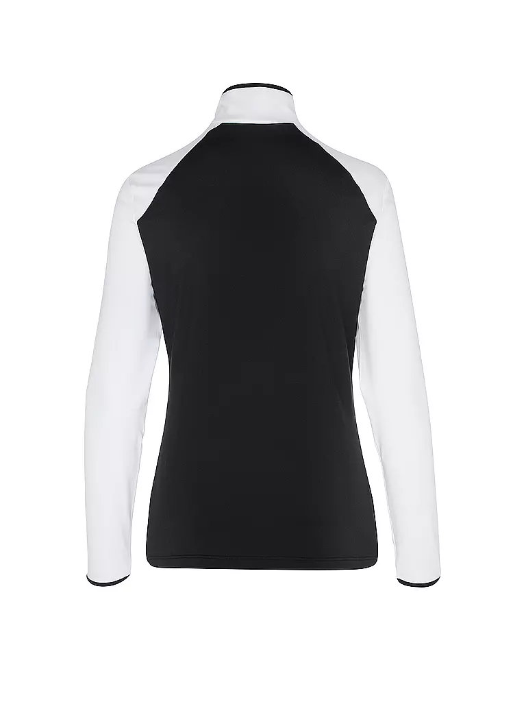 SPORTALM | Damen Unterzieh Zipshirt mit Folien-Print | gelb