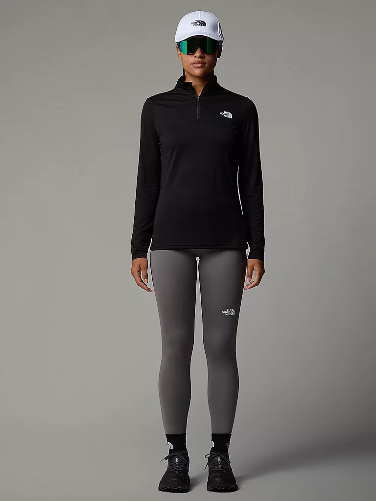 THE NORTH FACE | Damen Funktions Zipshirt Flex | schwarz