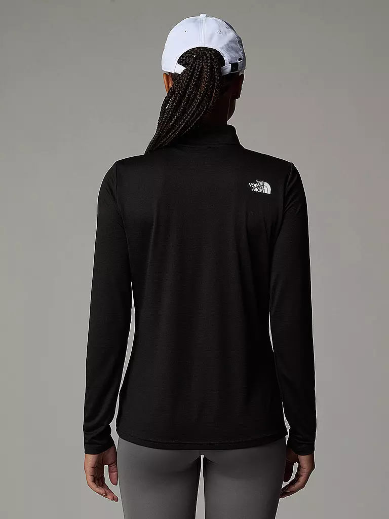 THE NORTH FACE | Damen Funktions Zipshirt Flex | schwarz