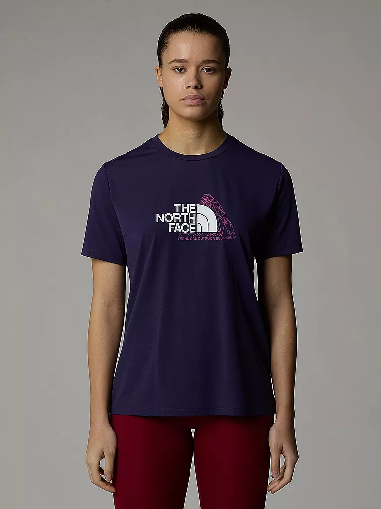 THE NORTH FACE | Damen Funktionsshirt Mountain Foundation | lila