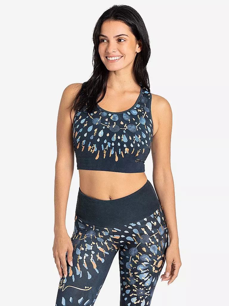 THE SPIRIT OF OM | Damen Yoga Bra Magic | dunkelblau