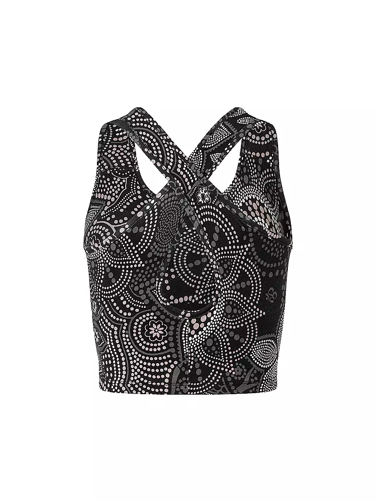 THE SPIRIT OF OM | Damen Yoga Bra Maui ohne Polster | schwarz