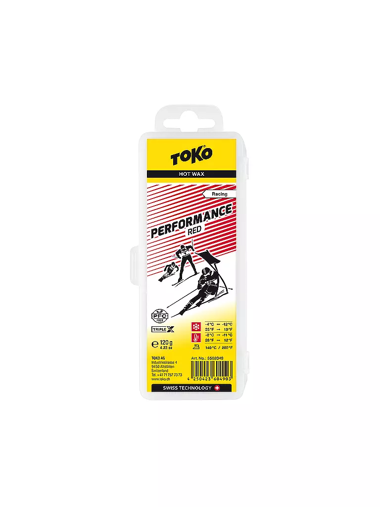 TOKO | Skiwachs Performance Hot Wax red | keine Farbe